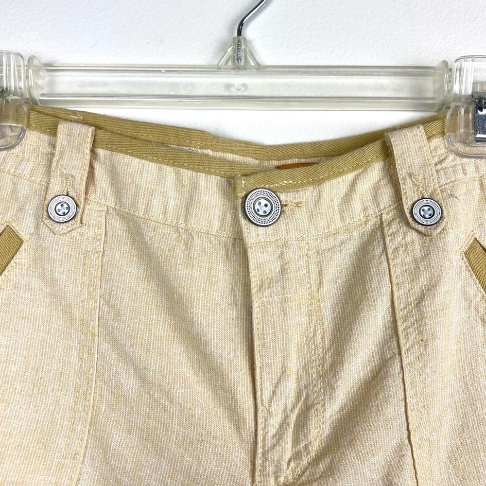 Anthropologie Pilcro And The Letterpress Yellow Linen Blend Shorts - Picture 4 of 16